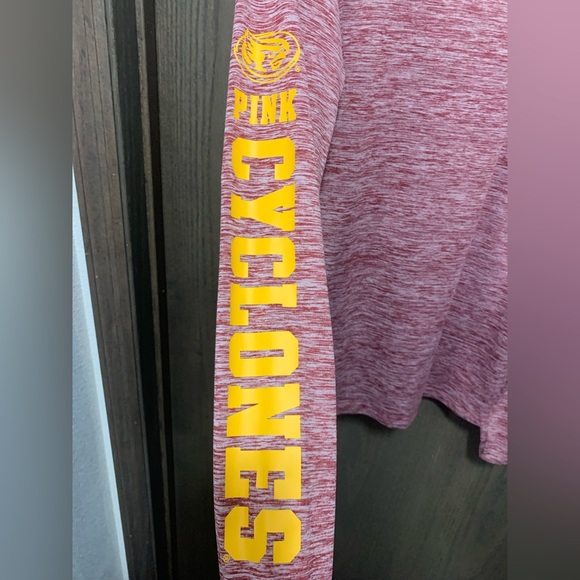 PINK Ultimate Half Zip Cyclone Pullover Size Large - Picture 2 of 3